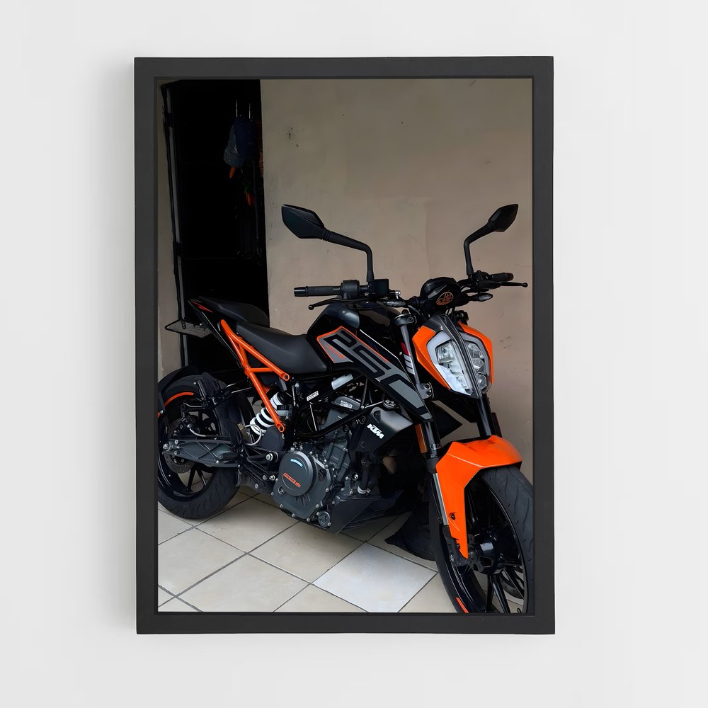 Poster élégant duc – affiche KTM Moto (vue 2)